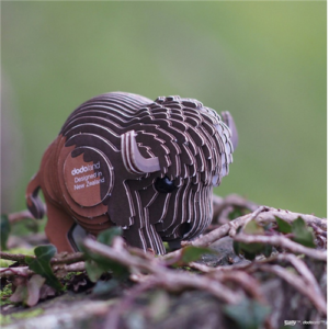 Eugy - 3D Cardboard Model - Bison