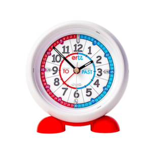 Easy Read Time Teacher - Alarm Clock - Blue and Red