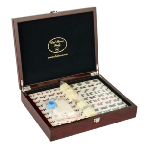 Dal Rossi Italy - Mahjong Set Mahogany Finish