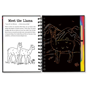 Peter Pauper Press - Scratch and Sketch - Llamas and Friends