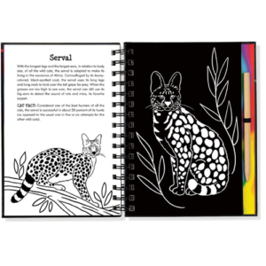 Peter Pauper Press - Scratch and Sketch - Wild Cats