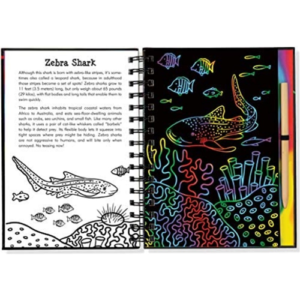 Peter Pauper Press - Scratch and Sketch - Sharks