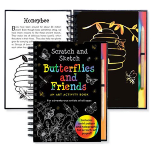 Peter Pauper Press - Scratch and Sketch - Butterflies and Friends