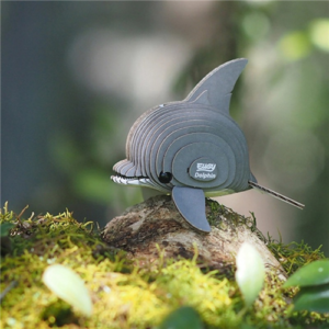 Eugy - 3D Cardboard Model - Dolphin