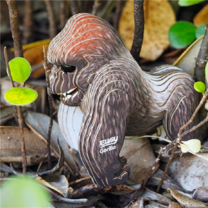 Eugy - 3D Cardboard Model - Gorilla