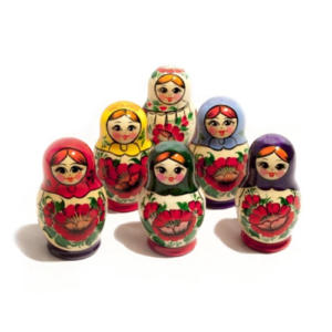 Russian Treasures - Babushka / Matryoshka - Kirov - 4 Piece Set