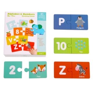 Tookyland - Alphabet and Number Matching Puzzle