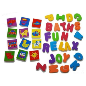 Buddy and Barney - Bath Toys - Stickers - Spell and Learn
