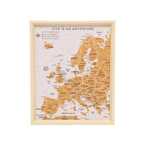 Splosh - Travel Board - Desk Map - Europe