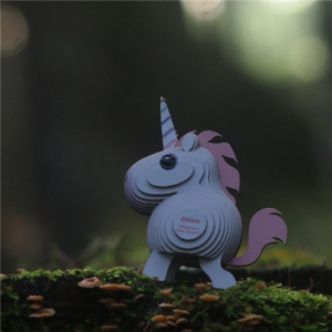 Eugy - 3D Cardboard Model - Unicorn