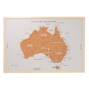Splosh - Travel Board - Large Map - Australia