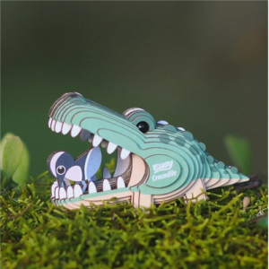 Eugy - 3D Cardboard Model - Crocodile