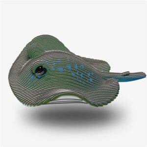 Eugy - 3D Cardboard Model - Stingray