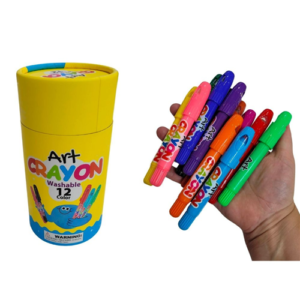 Tookyland - Silky Washable Crayons - 12 Colours