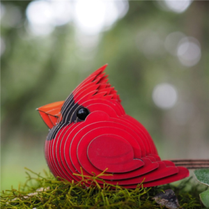 Eugy - 3D Cardboard Model - Cardinal
