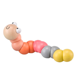 Kaper Kidz - Jointed Worm - Pink