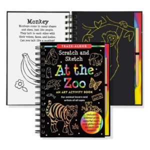 Peter Pauper Press - Scratch and Sketch - At the Zoo