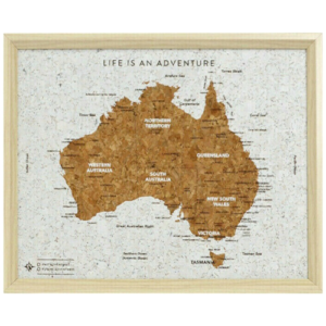 Splosh - Travel Board - Small Map - Australia