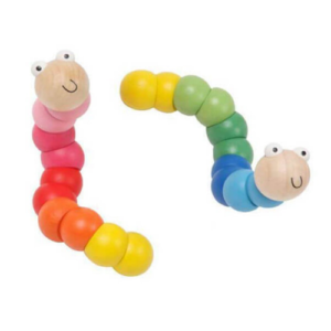 Kaper Kidz - Jointed Worm - Primary Colours