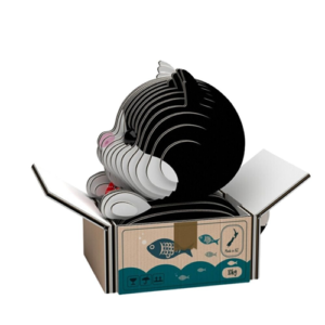 Eugy - 3D Cardboard Model - Cat - Tuxedo