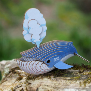 Eugy - 3D Cardboard Model - Blue Whale
