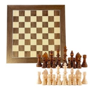 Puzzles and Games -  Chess Set - Walnut