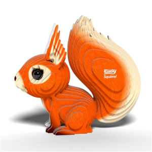 Eugy - 3D Cardboard Model - Squirrel