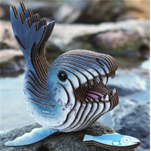 Eugy - 3D Cardboard Model - Leopard Seal