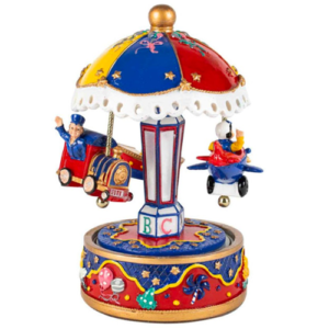 Landmark - Music Box - Carousel with Plane/Boat/Train
