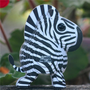 Eugy - 3D Cardboard Model - Zebra