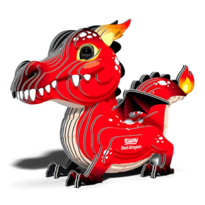 Eugy - 3D Cardboard Model - Red Dragon