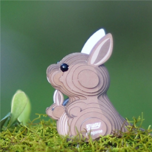 Eugy - 3D Cardboard Model - Kangaroo