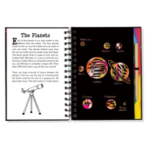 Peter Pauper Press - Scratch and Sketch - Outer Space