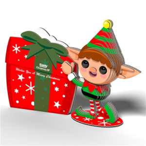 Eugy - 3D Cardboard Model - Christmas Elf
