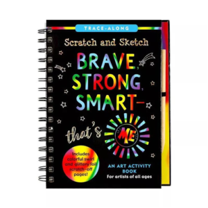 Peter Pauper Press - Scratch and Sketch - Brave, Strong, Smart That's Me