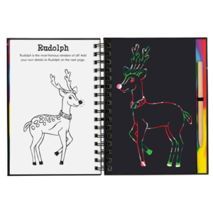 Peter Pauper Press - Scratch and Sketch - Trace Along - Merry Christmas