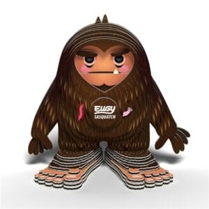 Eugy - 3D Cardboard Model - Sasquatch