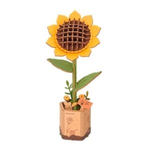Robotime - Wood Bloom - Sunflower