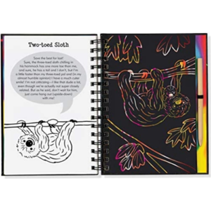 Peter Pauper Press - Scratch and Sketch - Sloths and Friends
