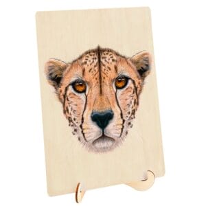Puzzle Master  - A4 Wooden Jigsaw - Series 3 - 127 piece - Cheetah