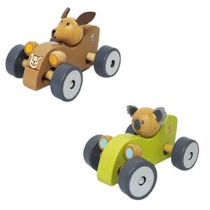 Toyslink - Racing Car - Kangaroo and Koala