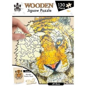 Puzzle Master  - A3 Wooden Jigsaw - 130 piece - Tiger