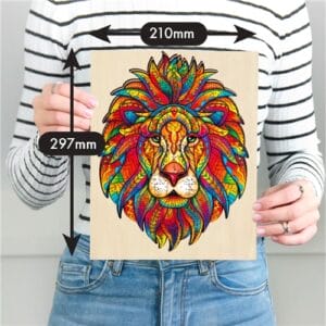 Puzzle Master  - A3 Wooden Jigsaw - 145 piece - Lion